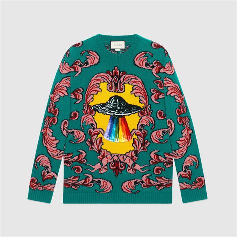 blue gucci sweater ufo